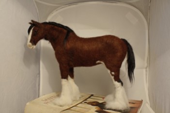 felted clydesdale